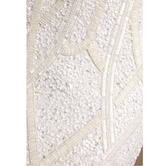 Lulus Just the Beginning (Bridal) White Mermaid Maxi, #1679496, Sz M, $193 - Picture 3 of 10